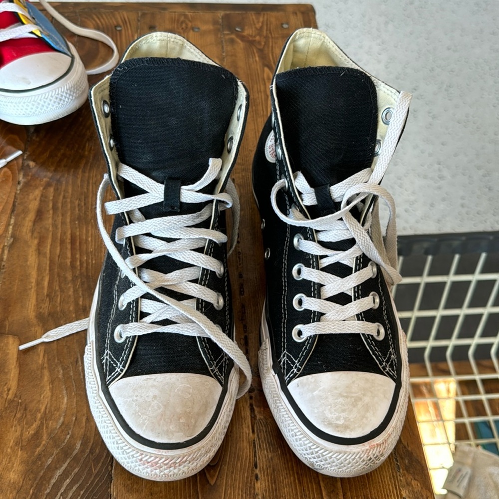 Classic Black High Top Converse